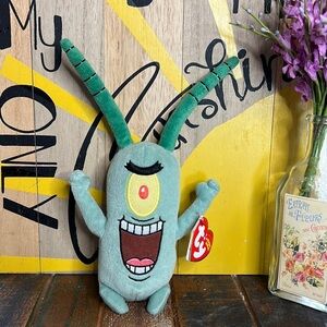 Ty Spongebob Squarepants Beanie Baby plankton
